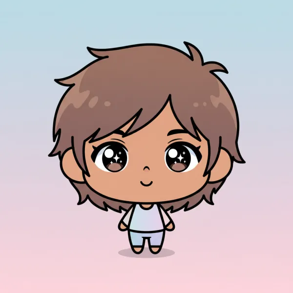 Chibi avatar — made with Crevisto