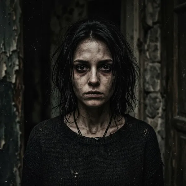 Horror portrait — made with Crevisto